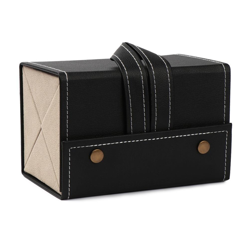 PU Leather Travel Portable Sunglasses Case Eyeglasses Holder Glasses Organizer Storage Box