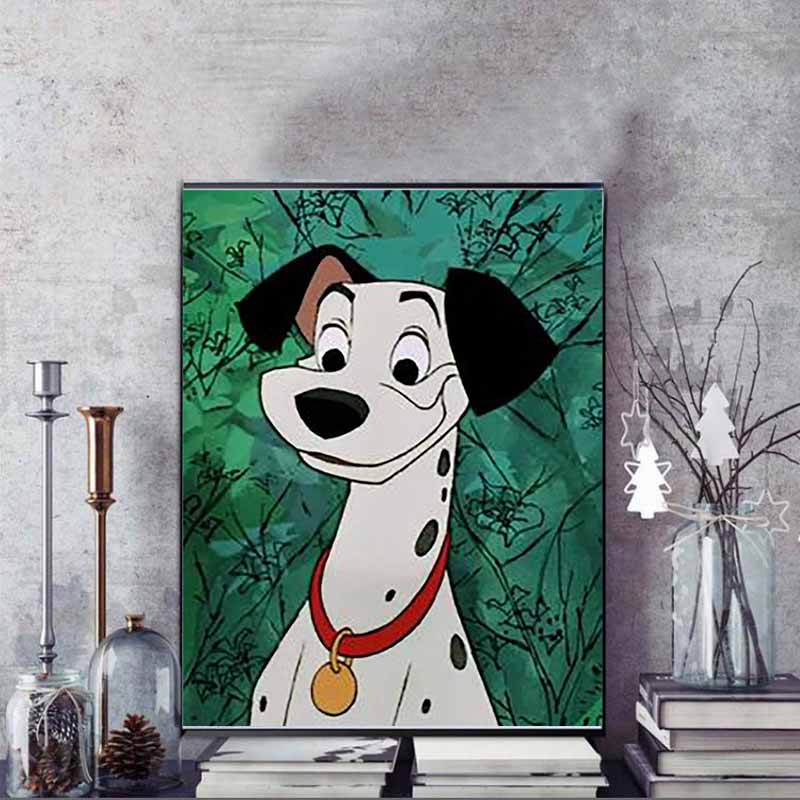 Disney Алмазная живопись Понго Классический Анимированный Портрет Иллюстрация 5D Алмазная живопись Искусство Вышивка Крестом Декор Комнаты