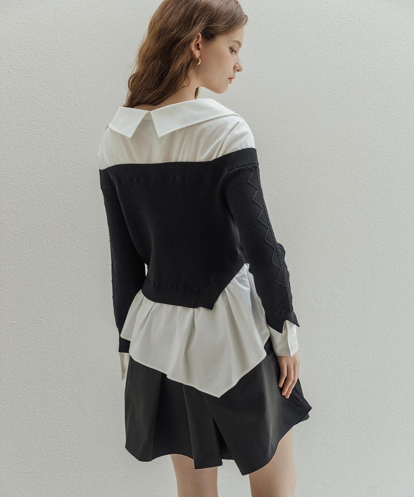LAUTREDE MIN Layered Shirts Knit