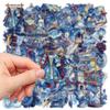 50Pcs/Set The Starry Night . Van Gogh Art Gallery PET Clear Stickers Waterproof DIY Fashion Decals Journal Stickers (2 Styles)
