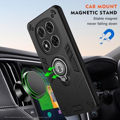 Для Xiaomi Redmi Note 14 Pro Plus Магнитный держатель-кольцо для пальца Военный защитный чехол