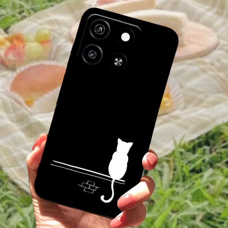 Чехол для ZTE Blade A55 Мягкий силиконовый ТПУ чехол для телефона Для ZTE Blade A35 Z2453 Ударопрочная задняя крышка A35 A55 Защитный чехол Funda