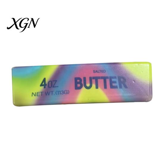 Hand Squeeze Stress Reliever Butter Stick Slow-Rising Toy Soft PU Fidget Realistic Sensory Ball Portable Decompression Gadget for Kids Adults