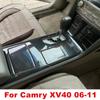 For Toyota Camry XV40 2006 2007 2008 2009 2010 2011 Car Interior ABS Carbon Fiber Gear Shift Panel Cover Frame