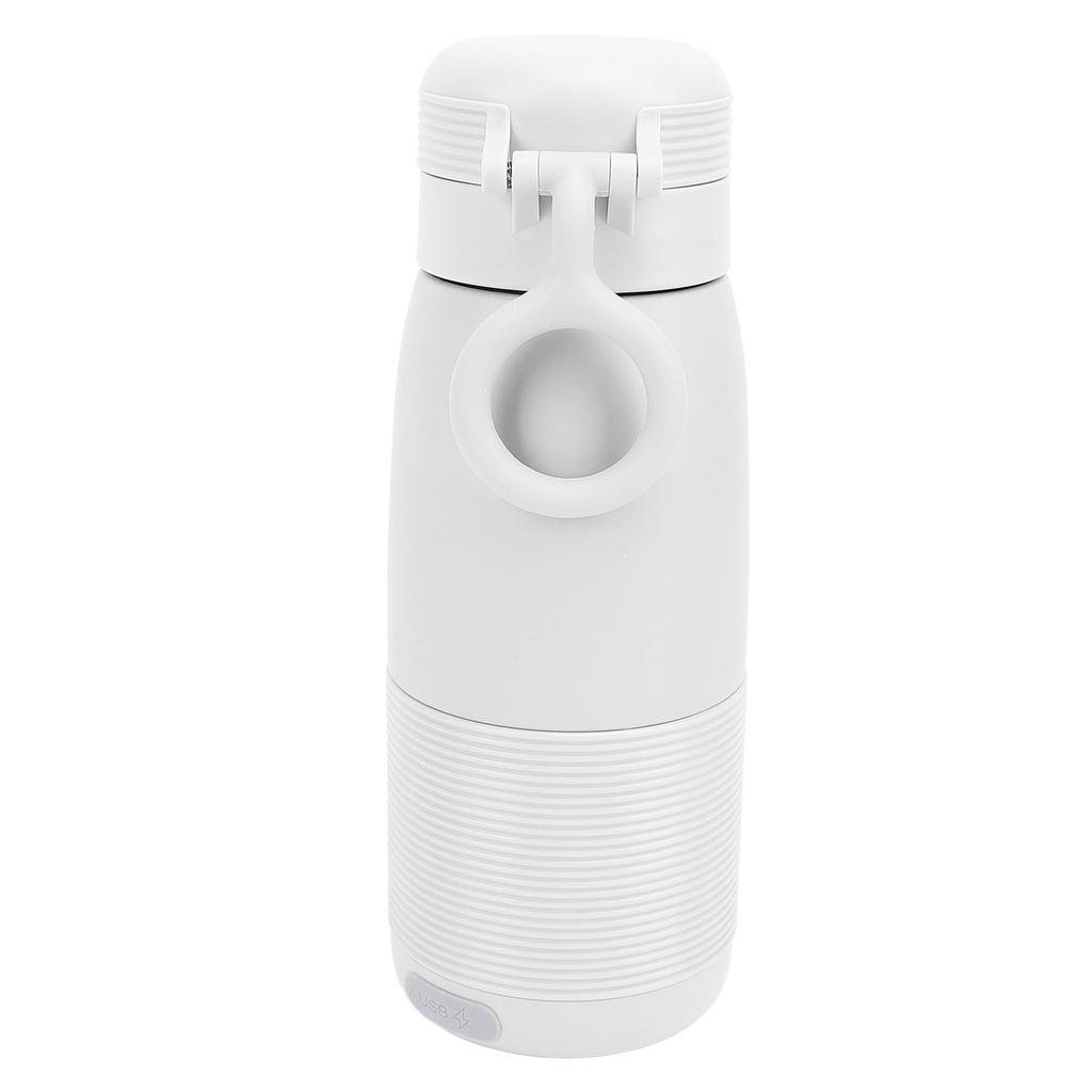 Portable Milk Warmer Baby Travel Cordless Fast Warming USB Rechargeable for Car Outdoor White