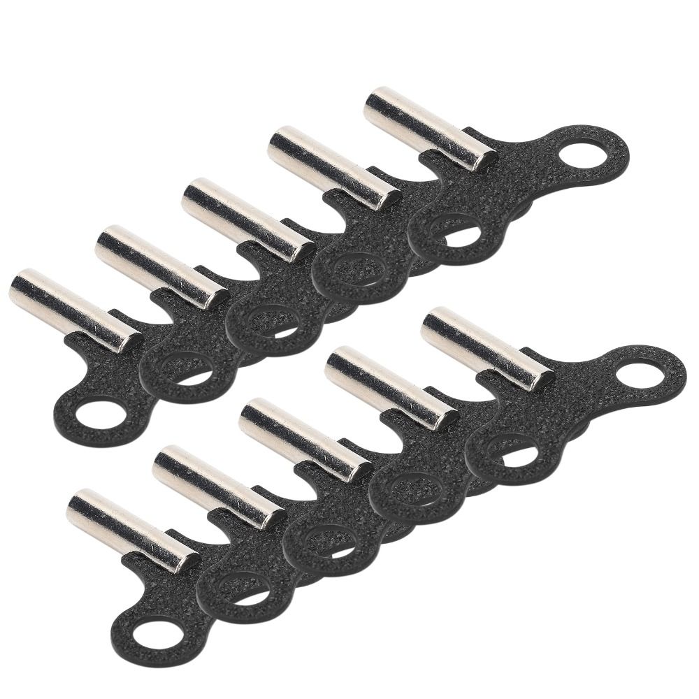10PCS Set Clock Tool Clockwork Keys Compact Mechanical Clock Key Clock Repair Tool Antique Clocks