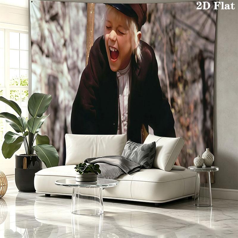 Emil Wall tapestry, aesthetic printed fabric blanket, suitable for bedroom, living room, and home decor.