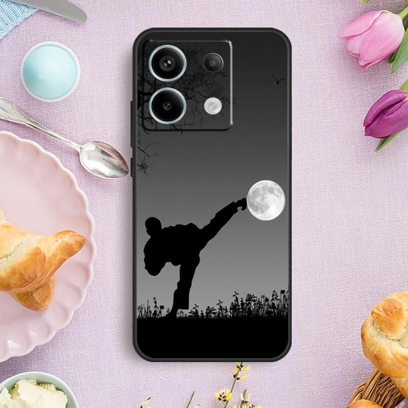 Кейс для боевых искусств Кунг-фу Каратэ Тхэквондо Для Xiaomi Redmi Note 15 Pro Plus 10 11 12 13 14 Pro Чехол Для Redmi 14C 15C 12C 10C 13C