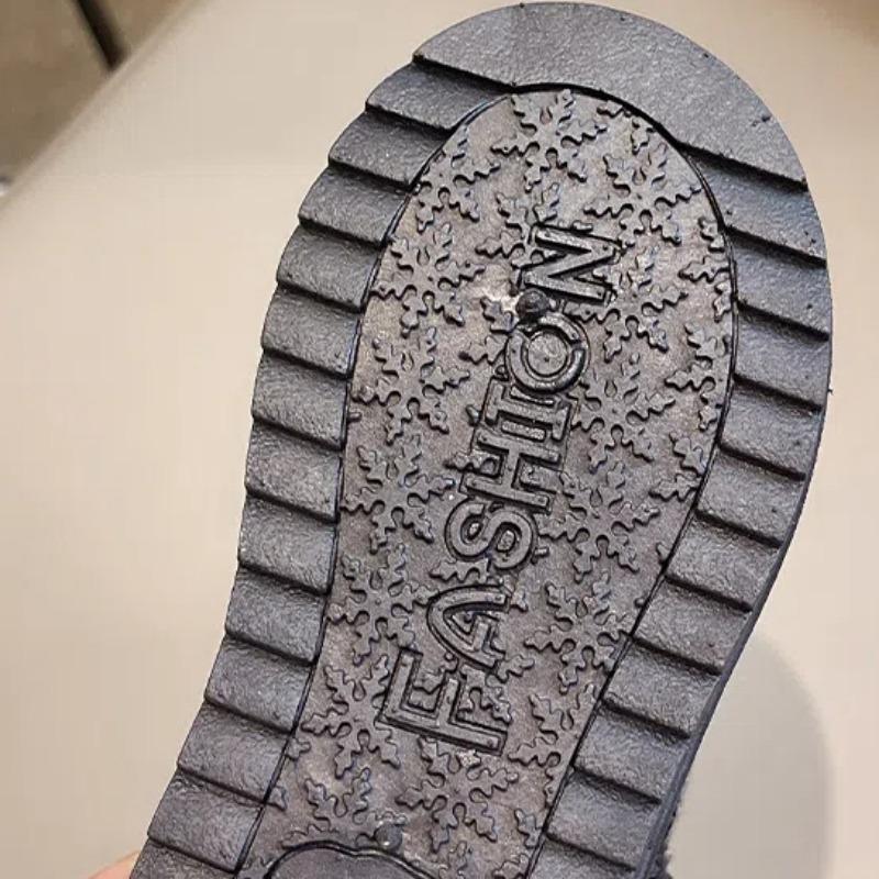 Зимние ботинки для девочек, новые зимние мягкие подошвы с шерстяной утолщенной обувью принцессы, детские хлопковые ботинки для мальчиков