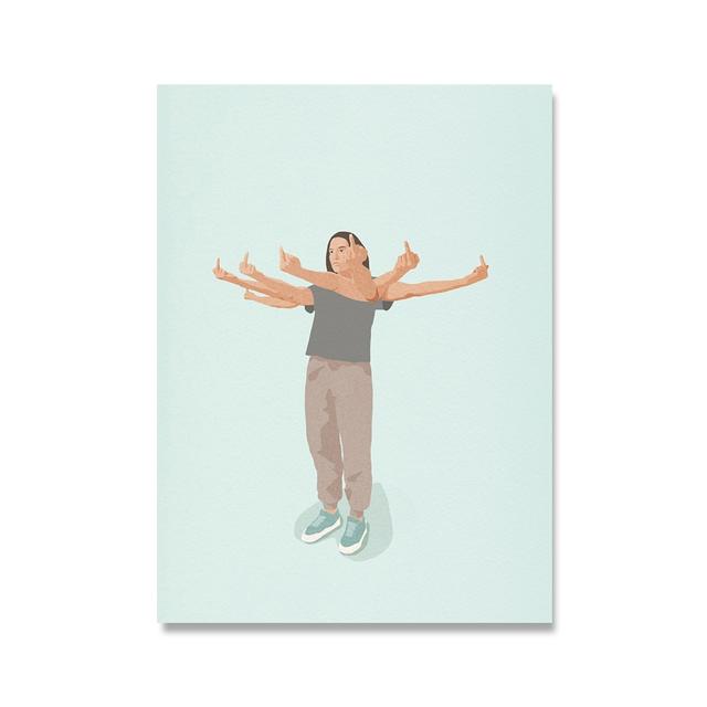 Плакат на скандинавскую тему, вечеринка в бассейне, плавание, дайвинг, ванна, кофейная девушка, абстрактное настенное искусство, холст