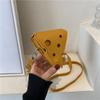 Cheese Shaped Mini Bags For Women New Cute Earphone Lipstick Purses And Handbags Female Small Crossbody Shoulder Bag