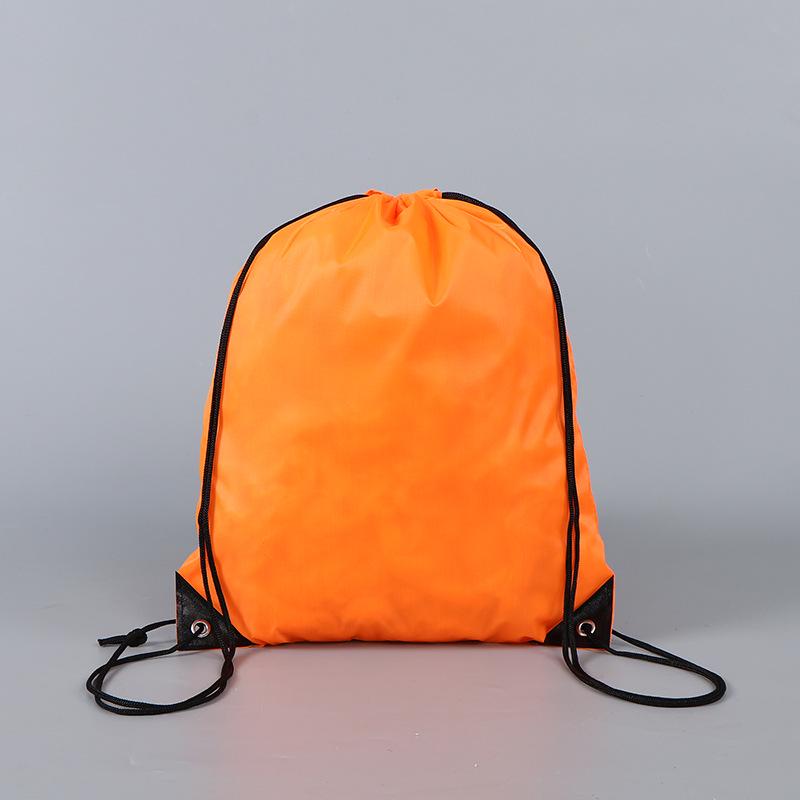 Водонепроницаемый полиэстеровый спортивный рюкзак на шнурке для мужчин и женщин