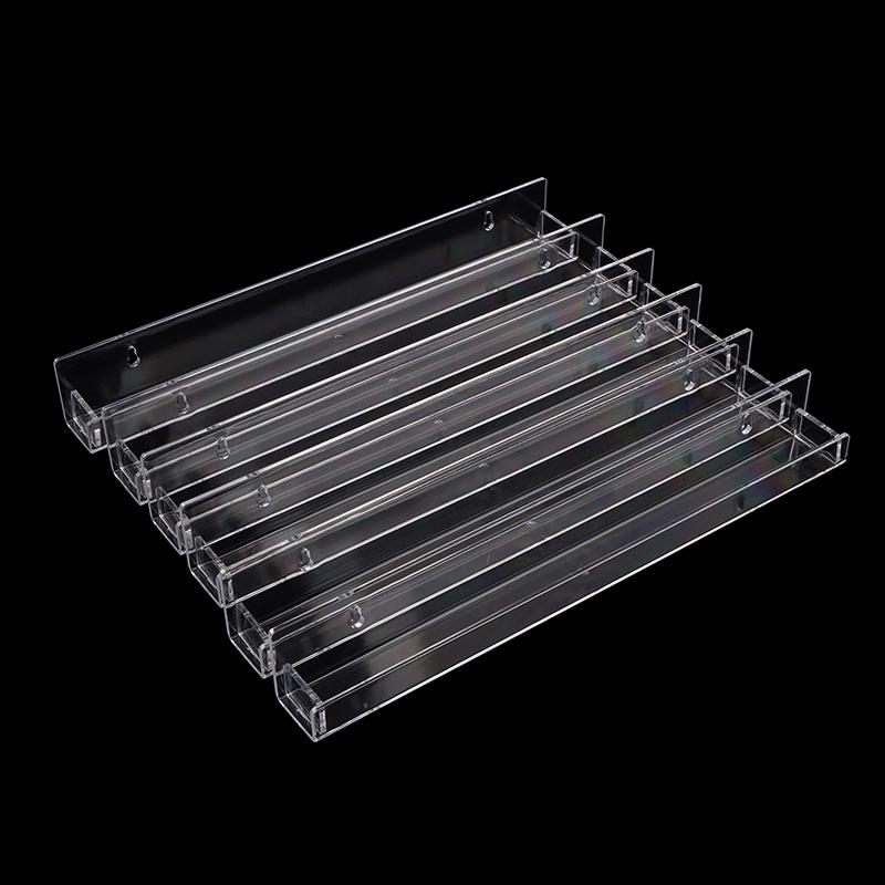 Настенная вешалка для акриловых лаков для ногтей, подставки для прозрачных органайзеров, настенные держатели, украшения для магазинов лаков для ногтей