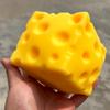 Гигантский Куб Сыра Игрушка-Сжималка Симуляция Гигантская Большая Сырная Фиджет-Игрушка Медленно Возвращающая Форму Шарик-Снятие Стресса для Подарков Взрослым