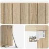 Wall Mounted TV Cabinet in Sonoma Oak 78.5 x 41 x 30 cm