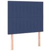Maison Exclusive - Tête de lit Bleu 100x5x118/128 cm Tissu