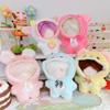 10cm Doll Clothes Multicolor Hairy One-piece Garment Cartoon Animal Jumpsuits  Stuffed Cotton Doll