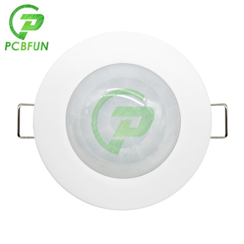 IR Infrared Body Motion Sensor Switch Automatic PIR Motion Human Body Sensor Detector Home Office 360 Degree Recessed 240V 110V