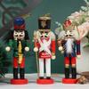 12 см деревянный Щелкунчик солдатик декор детская кукла веселое рождественское украшение