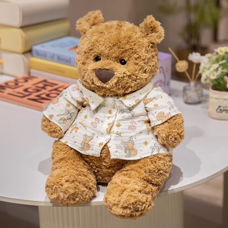 Очаровательная плюшевая игрушка Мишка Барселона, милая подушка-мишка для девочек, подарок на день рождения