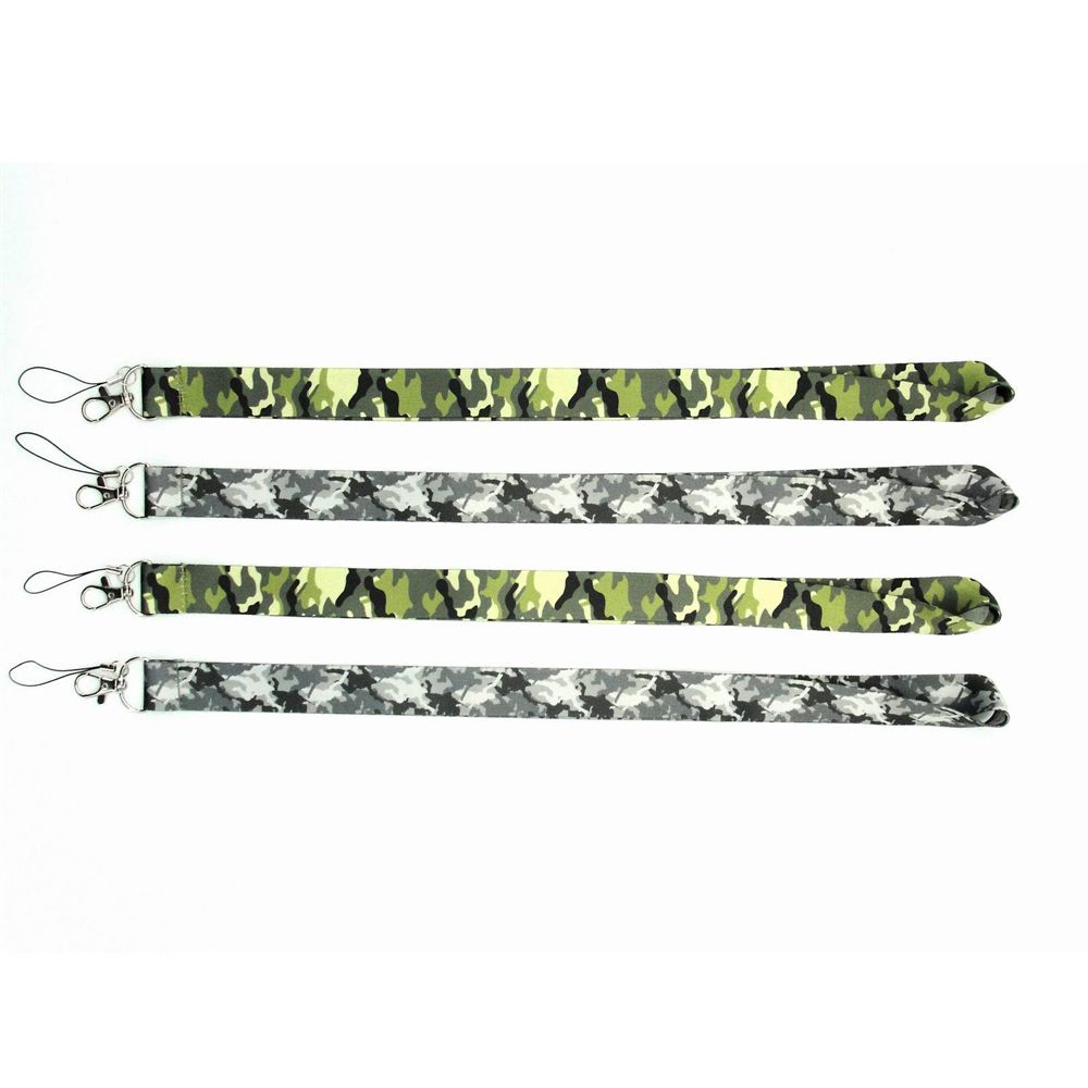 Phone Lanyard Strap Key Ring Holder Camouflage Lanyards Phone Hang Rope Neck Straps Phone Ribbon