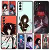 Чехол для телефона с изображением девушки из аниме в японском стиле для Samsung Galaxy S23 Ultra S22 S21 S20 FE 5G S10 S10E S9 S8 Plus Note 20, мягкий черный чехол