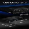 HDMI splitter 1 input 4 output 4K 60Hz AVIDGRAM HDMI splitter compatible with 4 ports 1 input 4 output splitter 4 screen simultaneous output 1080p