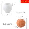 Christmas Ball-Shaped Silicone Candle Mold for DIY Aromatherapy & Plaster Decorations
