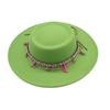 Новая женская ретро твидовая шляпа-цилиндр с вогнутым плоским верхом, европейская и американская фетровая шляпа с плоской тульей