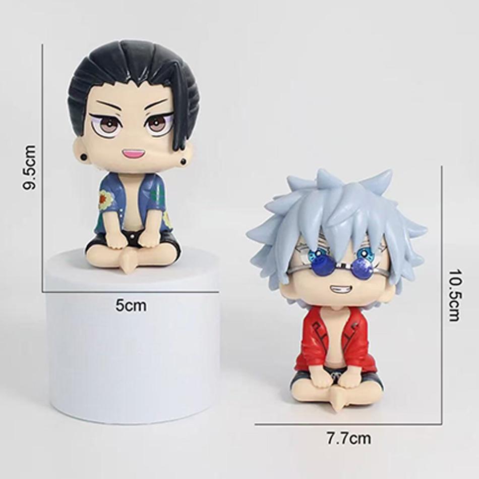 Аниме фигурки Jujutsu Kaisen Гэто Сугуру Годжо Сатору Кукла Фусигуро Тодзи Оккоцу Юта Инумаки Тогэ Коллекционные игрушки для детей