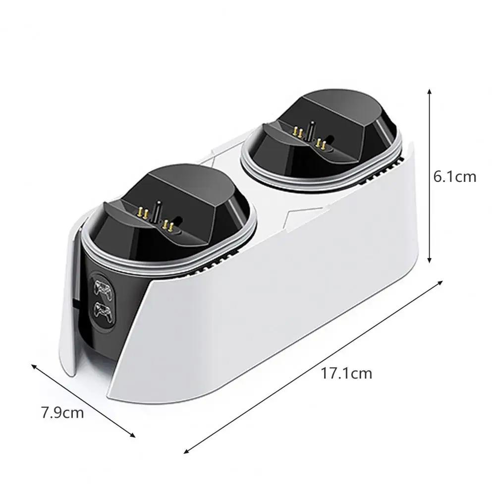 Игровой аксессуар Зарядная станция для контроллера PS5, включая световые индикаторы, удобная зарядная станция, аксессуар для игр