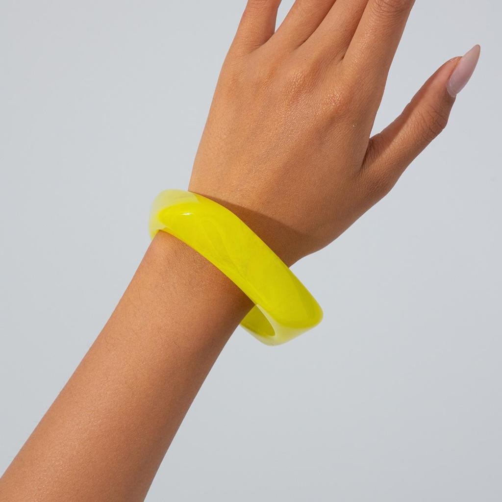 Винтажный многоугольный полупрозрачный браслет из черепахового панциря - европейский и американский трансграничный дизайн