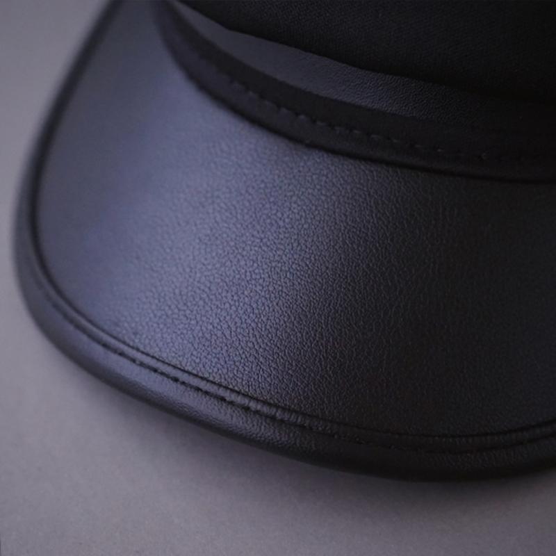 Ретро Берет Шляпа Кожаная Пряжка Шляпа Художника Теплая Восьмиугольная Шляпа Универсальная Зимняя
