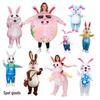 Lop-Eared Rabbit Inflatable Suit with Patch Sunglasses - Holiday Party Costume