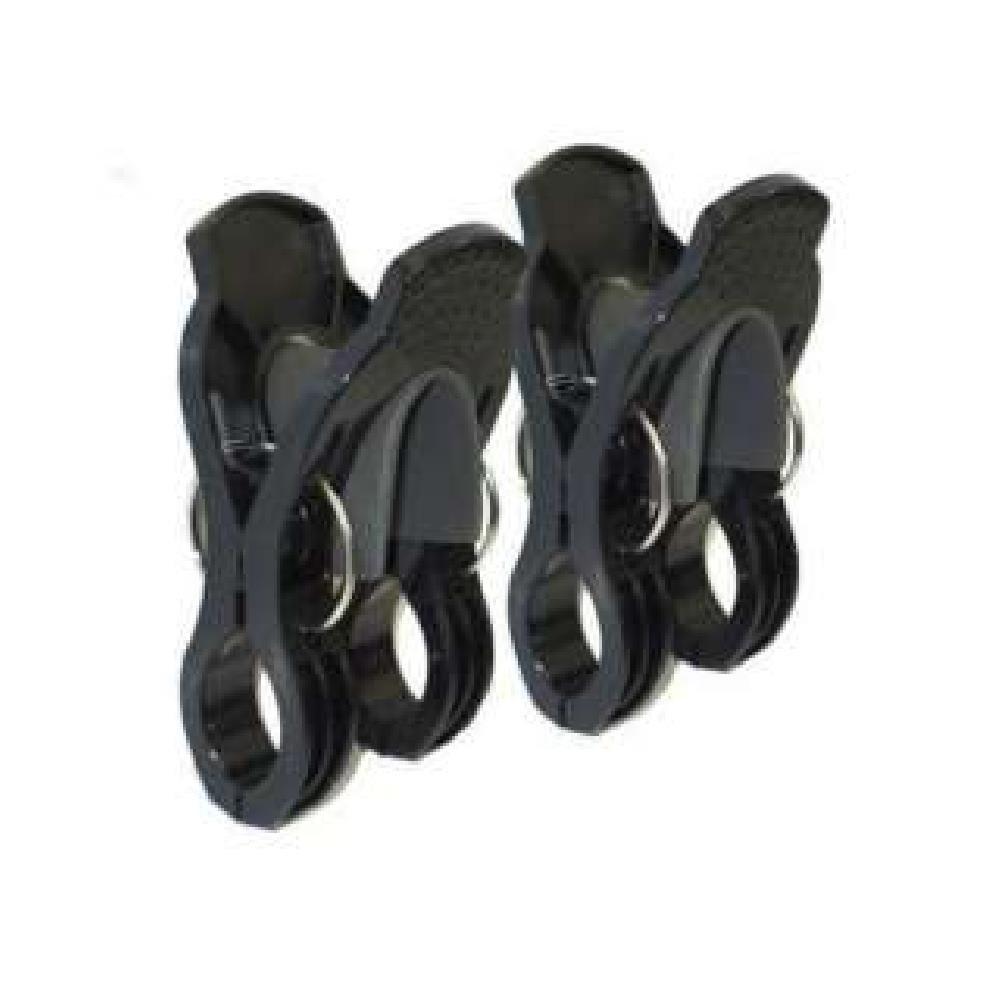 Cretom Interior Bar One-Touch Holder, Black, 2-Pack, KA-70