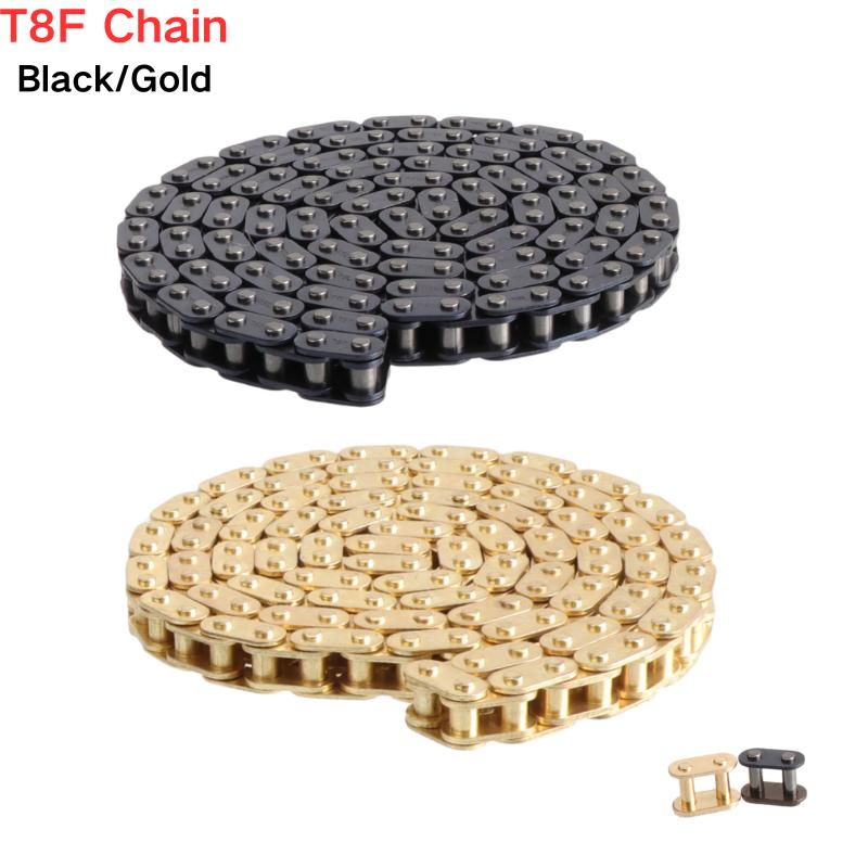 T8F Chain Link 88L-156L With Spare Master For 47cc 49cc 2 Stroke Engine Minimoto Pocket Bikes Small Dirt Bike Go Kart ATV Quad