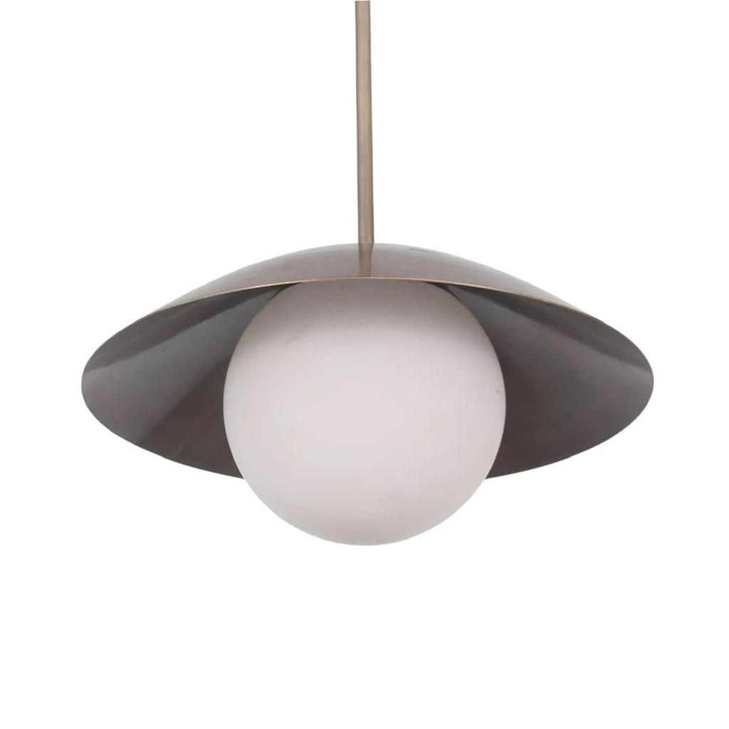 Одноплафонная люстра-спутник из латуни в стиле середины века, винтажный потолочный подвесной светильник