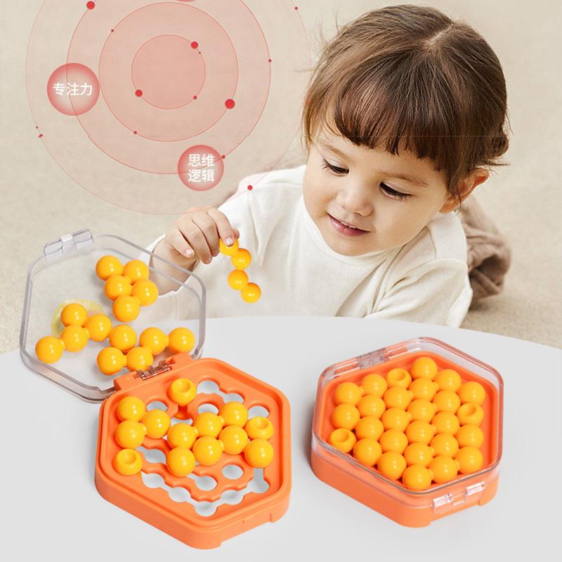 IQ Мини Игровое поле с бусинами Обучающая Обучающая Карманная Игра Игрушки Игрушки для Снятия Стресса Самостоятельно Созданные Задачи Логическая Игра от 7 лет до Взрослых