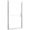 VidaXL Shower Door Shower Wall Shower Cabin Screen Partition Bathroom Home Interior Tempered Glass 81x195 146655