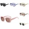 Elegant And Stylish Square Frame Sunglasses For Sun Protection Fishing Travel Cycling Fashion Driving Stage Performance Party