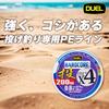 DUEL HARDCORE X4 Throwing Line 1 Number 200m Multicolor (25m x 4 colors/12.5m intervals, black markings) H3289 1.0 Number