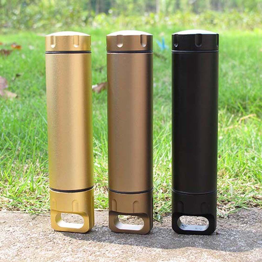 Cases First-Aid Canister Pill Box Waterproof Sealed Tank Capsule Container Emergency Capsule Bottle
