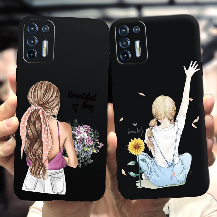 For Motorola Moto G9 Plus Case Fashion Love Heart Soft Cover Silicone TPU Funda For Moto G9 Plus XT2087-1 G9Plus Phone Bag Cases