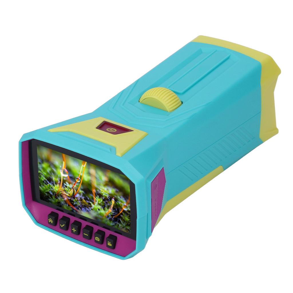 Handheld Digital Microscope Portable Mini Pocket Camera HD 3in IPS Screen for Student Science Experi