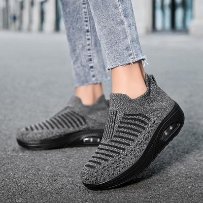 Женские летние дышащие спортивные кроссовки на платформе для тенниса, легкие и универсальные туфли для ходьбы и бега трусцой, Zapatos De Mujer