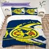 American Soccer Clubs Pattern Bedding uilt Set uilt Cover Pillowcase Home Decoration Birthday Gift (1 * duvet cover + 2 * pillowcase without core)05