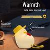 Cola Duck Sleep Aid Night Light: Baby-Friendly, Eye-Safe, Silicone, Rechargeable, with Timer