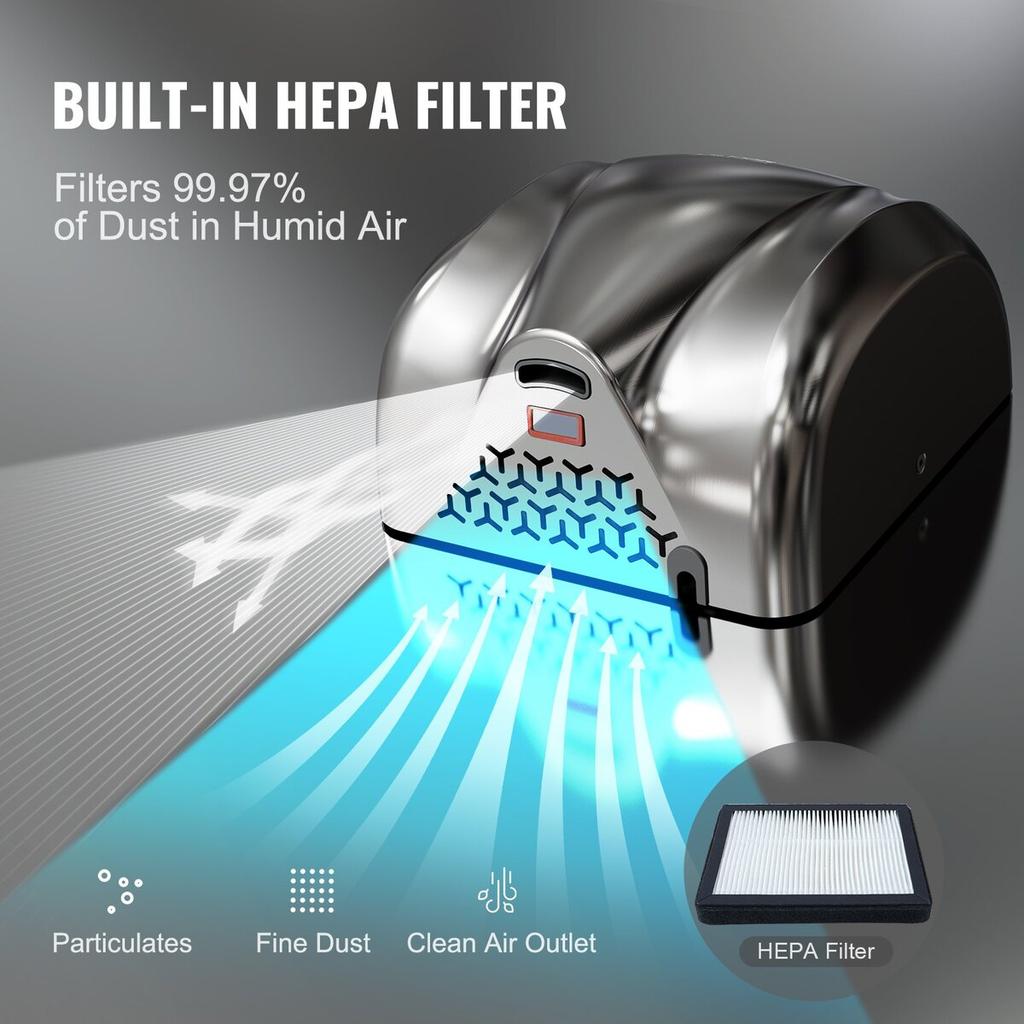 1800W Hand Dryer Commercial Household Automatic High Speed Stainless Steel