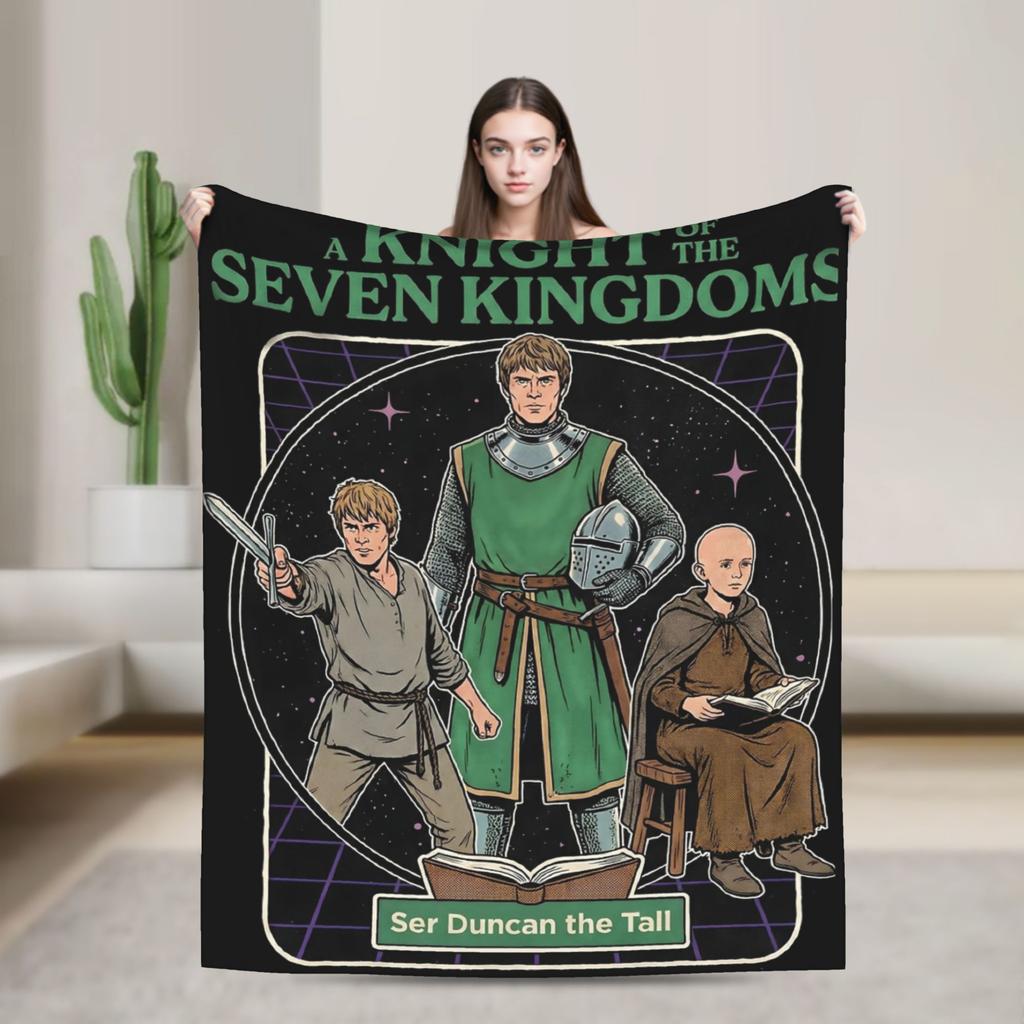 Super Soft  A Knight Of The Seven Kingdoms  Throw Fashion Blanket Premium Flannel Fleece Lightweight  Bed Fashion Blanket Cozy Plush Fashion