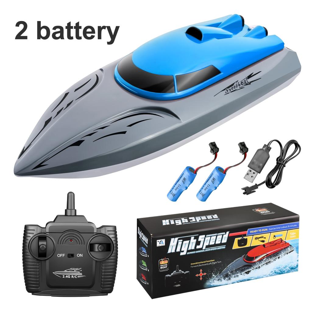 High-speed Yacht RC Boats 2.4G Upgraded Remote Control Ship Charging Version Summer Toys for Competition Gift